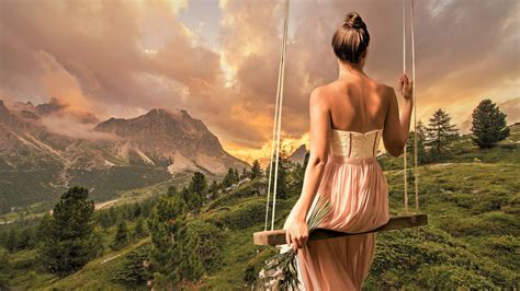 beautiful girl landscape 4k wallpapers hd wallpapers id 26131