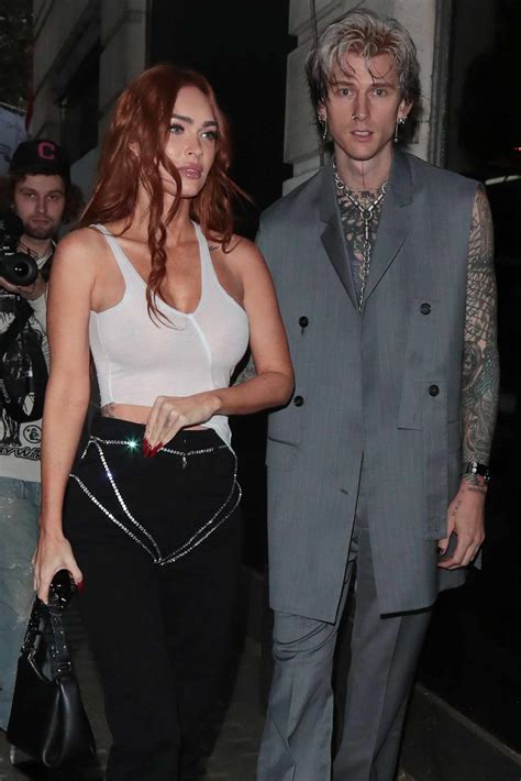 Megan Fox And Machine Gun Kelly Attend An Event In London Together