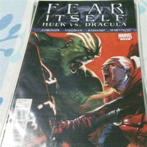 Hulk Vs Dracula Fear Itself Issue 1 3 Complete Hobbies And Toys