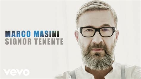Marco Masini - Signor Tenente - Sanremo 2017 (Audio) - YouTube