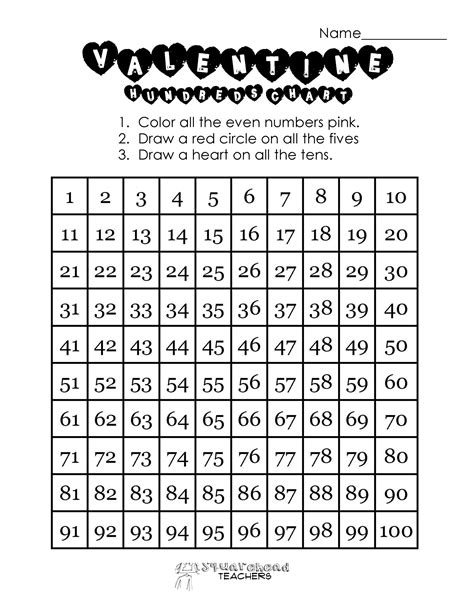 Printable Multiplication Hundreds Chart