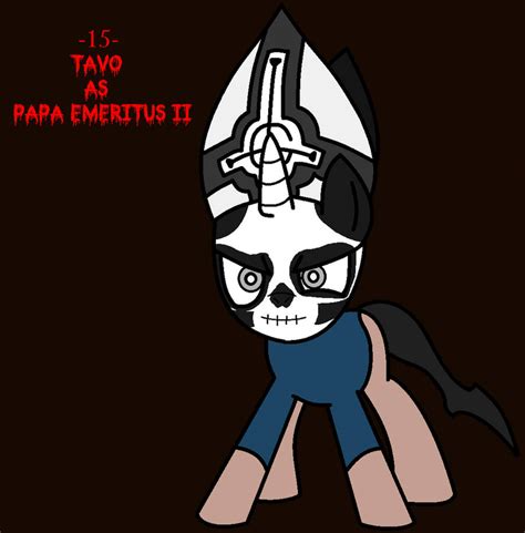 Costumeween 15 Tavo As Papa Emeritus Ii By Thespidermanager On Deviantart