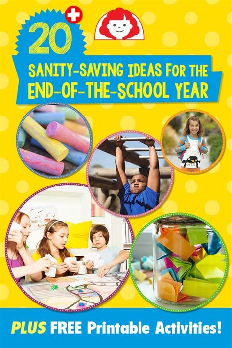 20 Sanity Saving Ideas For The End Of The School Year Includes