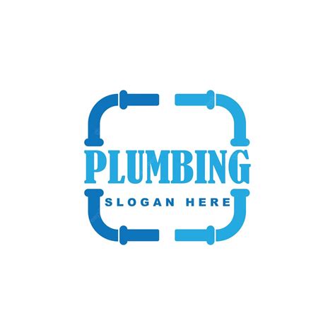 Premium Vector Plumbing Logo Vector Icon Illustration Design
