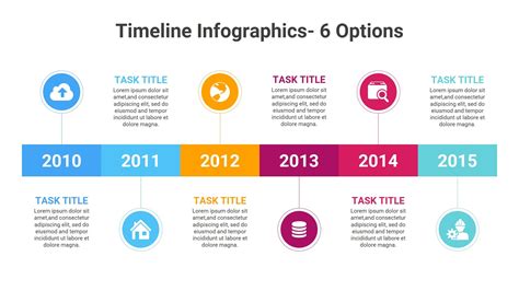Timeline Infographics Powerpoint Steps Marketing Former