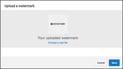 How To Add A Watermark To Your Youtube Videos Ask Dave Taylor