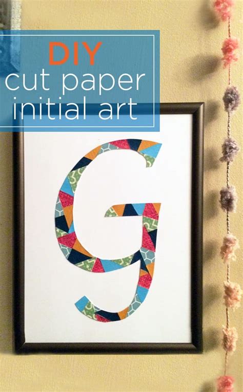 Maybe you would like to learn more about one of these? Monogram Wall Art - DIY Initial Craft Made with Cut Paper