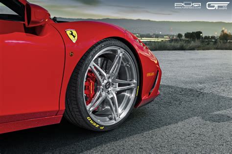 Pur Wheels Ferrari 458 Speciale In The Sunset Gtspirit