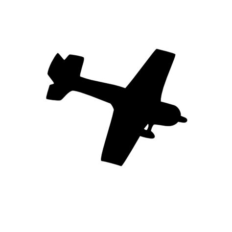 Airplane Light Aircraft Silhouette Clip Art Airplane Png Download