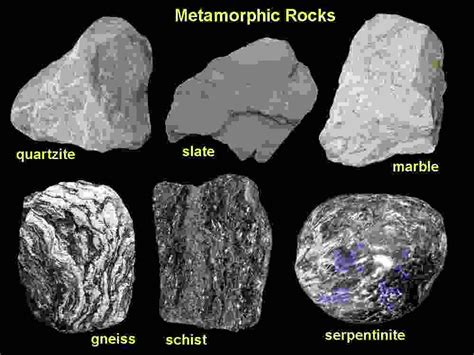 Types And Characteristics Of Metamorphic Rock