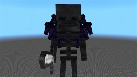 Wither Skeleton Titan Addon In Minecraft Pe Youtube