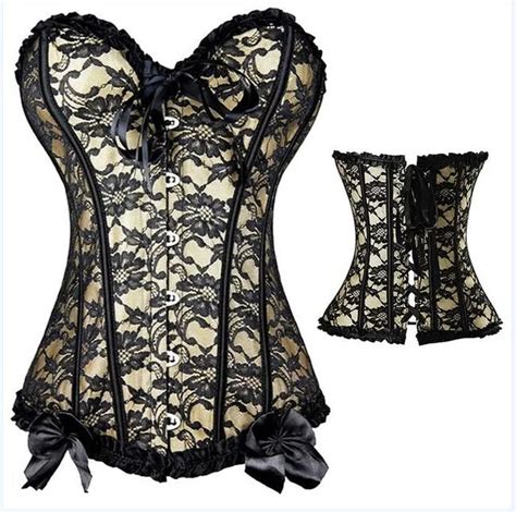 Sexy Lingerie Women Steampunk Gothic Plus Size S 6xl Corsets Lace Up Boned Overbust Bustier