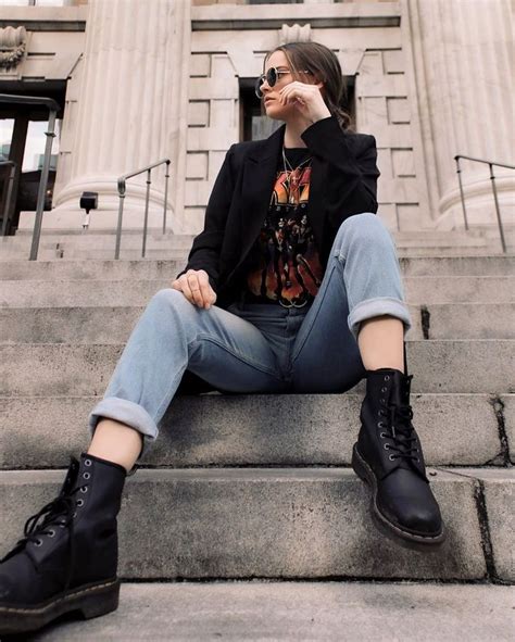 Womens Dr Martens 1460 8 Eye Boot Black Fashion Aesthetic Clothes Fashion Inspo Outfits