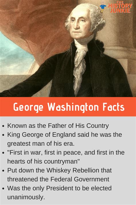 President George Washington Facts And Timeline The History Junkie