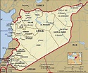 Map of Syria and geographical facts, Where Syria is on the world map ...
