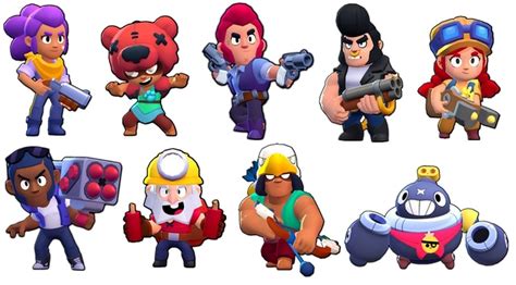 Como Desenhar Todos Os Personagens Do Brawl Stars Maj Brawl Star