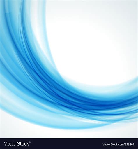 Abstract Blue Wave Background Royalty Free Vector Image