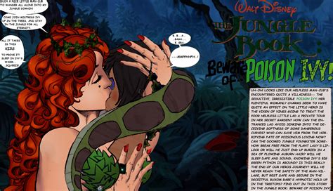 Post 2967003 Batman Series Crossover Dc Edit Kaa Mowgli Poison Ivy The Jungle Book