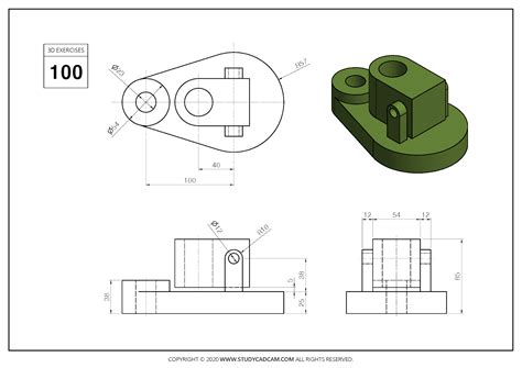 3d Cad Exercises 100