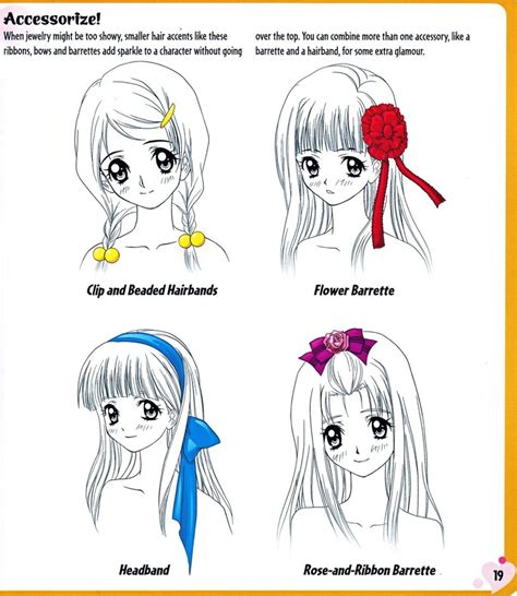 Hair Accessories Tutorial By Christopher Drawings Anime Art Tutorial