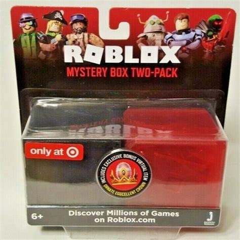 Roblox Mystery Box Two Pack Exclusive Bonus Virtual Item Codes Target