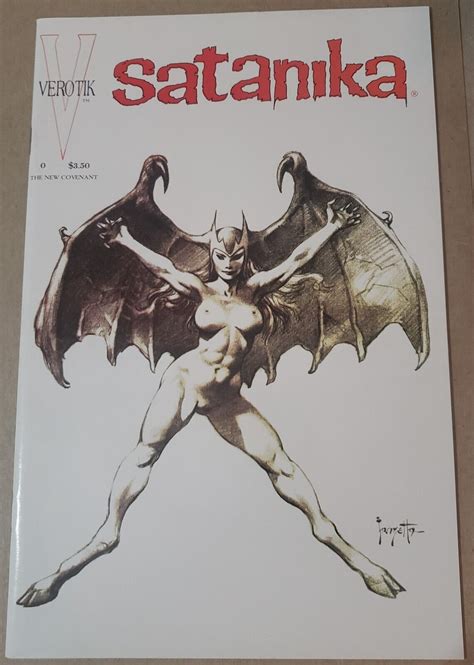 1995 Satanika 0 Verotik Glenn Danzig Simon Bisley Frank Frazetta Cover Vf Ebay