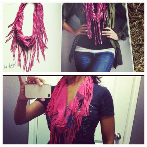 Fringe Scarf Made Out Of Old T Shirt Idea From Ps I Made This By