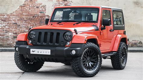 Orange Jeep Wrangler Sahara By Project Kahn Carscoops