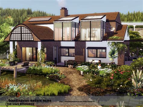 Scandinavian Modern Home By Danuta720 At Tsr Sims 4 Updates