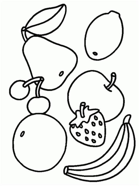 You know i'm going to love that! Free Printable Food Coloring Pages For Kids | Fruit ...