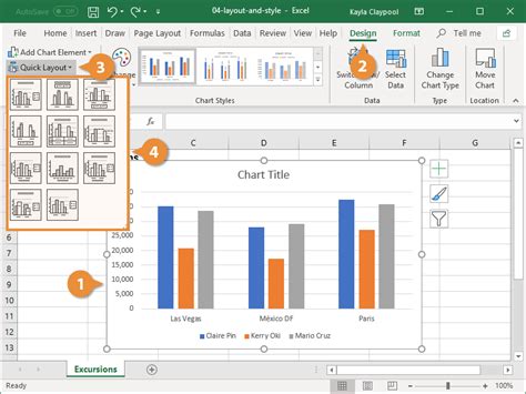 Change Chart Style In Excel Customguide