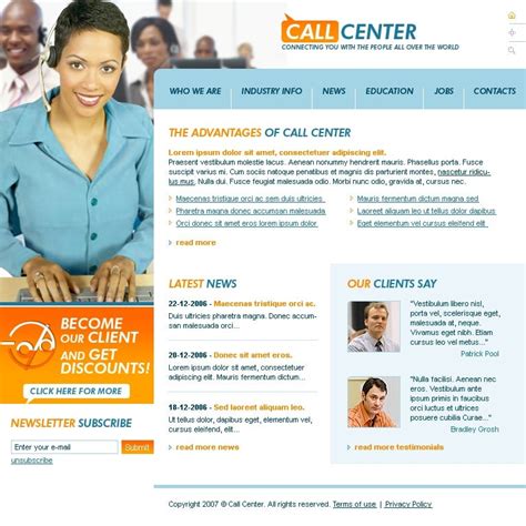 Call Center Templates Printable Templates