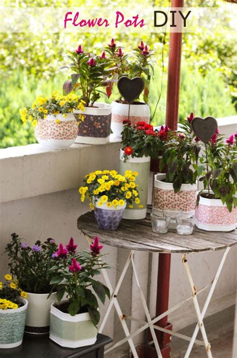 Peruse decor ideas that'll give your space the standout look it deserves. 10 Cute Ways To Decorate Your Flower Pots