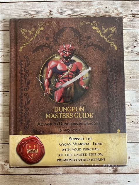 Adandd Dungeon Masters Guide Gary Gygax Premium Reprint Dungeons