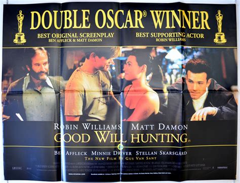 Good will hunting is an excellent movie that falls short of the upper crust because it was maybe not daring enough. Good Will Hunting (Oscars Version) - Original Cinema Movie ...