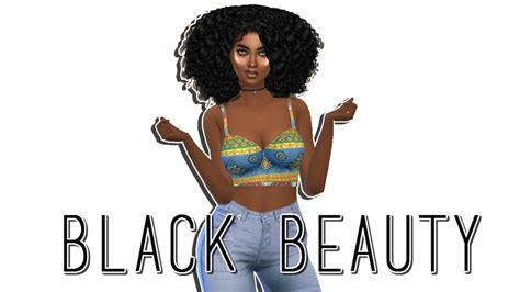 1 body preset + 2 lips presets female only. Sims 4 CAS: Black Beauty + CC FOLDER & TRAY FILES ♡ - YouTube