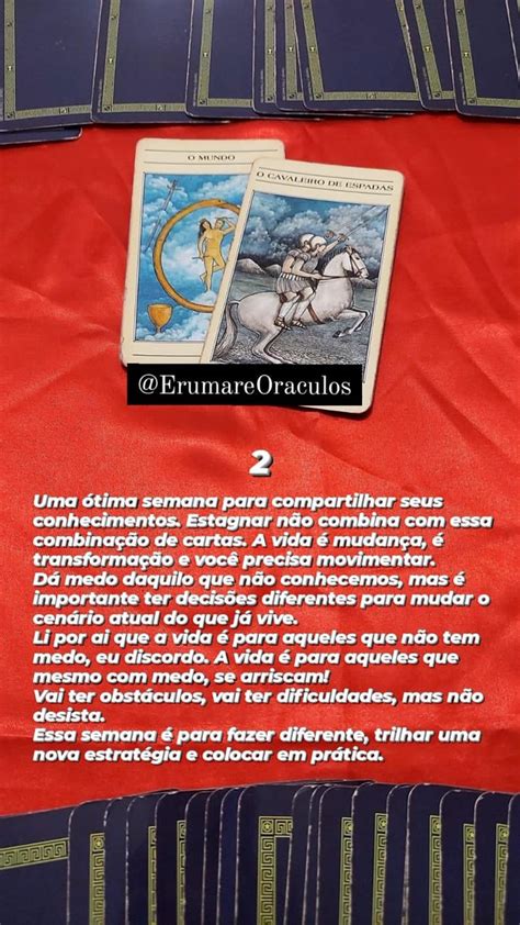 erumarê tarot agenda aberta ErumareOraculos Twitter