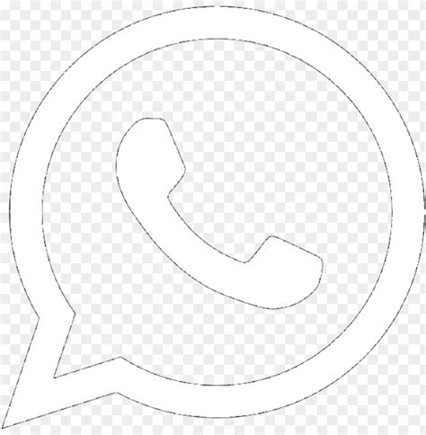 A Phone Icon With The Text Whatsapp On It Transparent Background Png