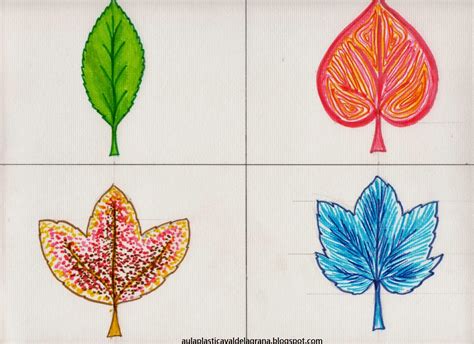 ValdeplÁstica Dibujando Hojas Y Plantas
