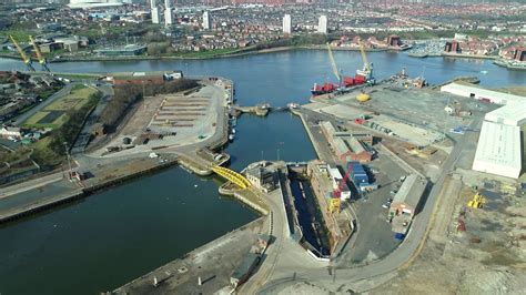 Port Of Sunderland By Drone Youtube