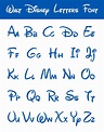 9 Best Images of Disney Printable Letters - Disney Font Alphabet ...