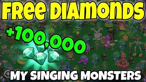 How To Get 100000 Free Diamonds Gems In My Singing Monsters 2023