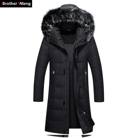 buy 2018 winter new men s long down jacket clothes thicken warm white duck down