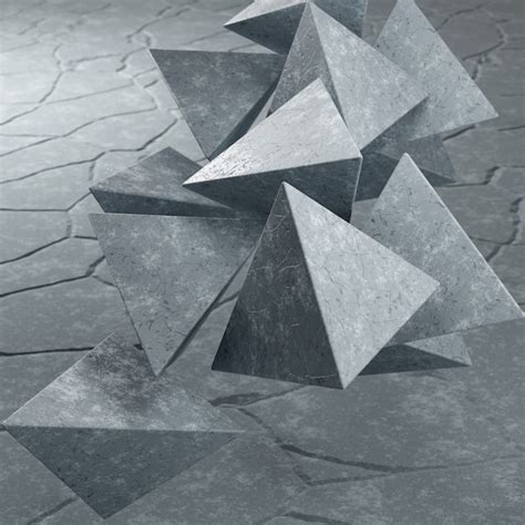 Premium Photo Background Concrete Triangular Shapes Abstract