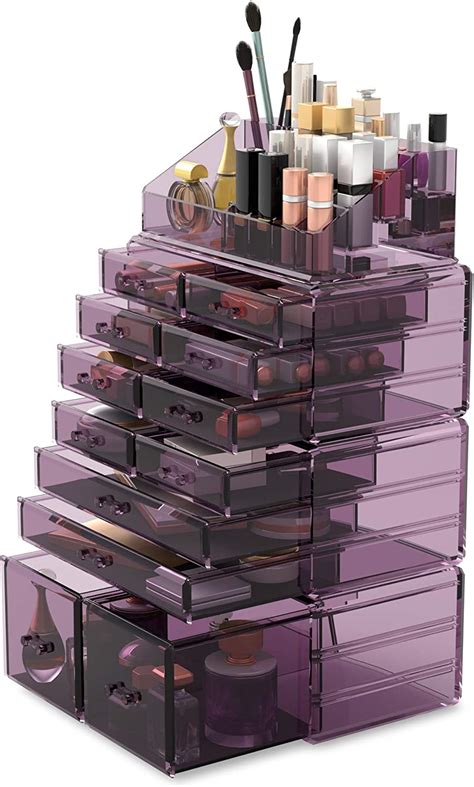 Readaeer Makeup Cosmetic Organiser Storage Drawers Display Boxes Case