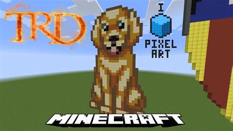 Minecraft Pixel Art Labrador Par Trd Fr Youtube
