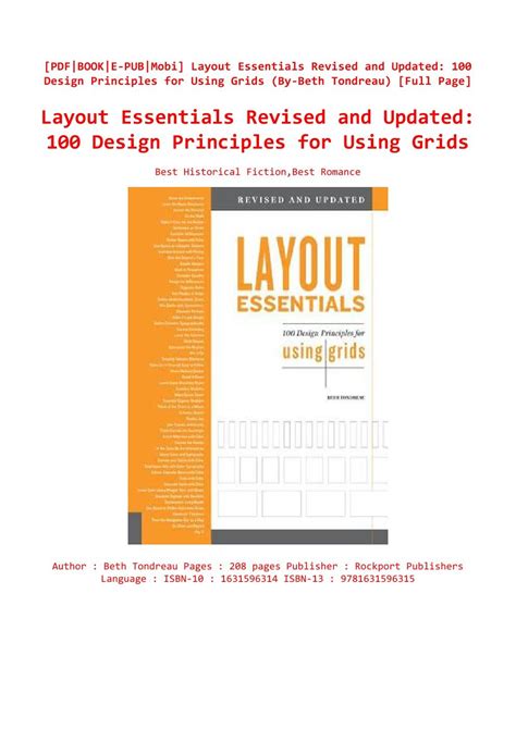 Download For Free Layout Essentials Revised And Updated 100 Design
