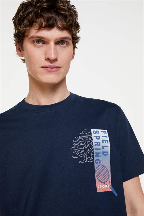 Camisetas Camiseta Springfield árbol Azul Oscuro Springfield Hombre