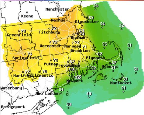 How Warm Will It Get In Massachusetts Today