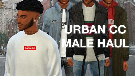The Sims 4 Â¦ Lit Male Cc Haul Lookbook And Links Youtube Sims 4